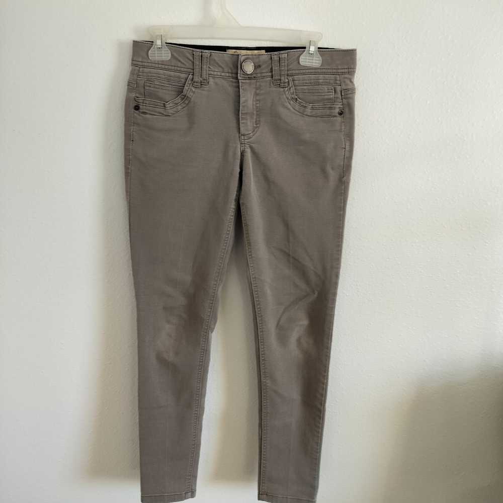 Democracy Gray Ab Solution skinny‎ jeans Size 2 Casual Grunge Edgy